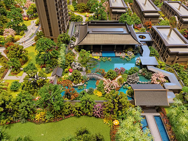 通山县建筑模型